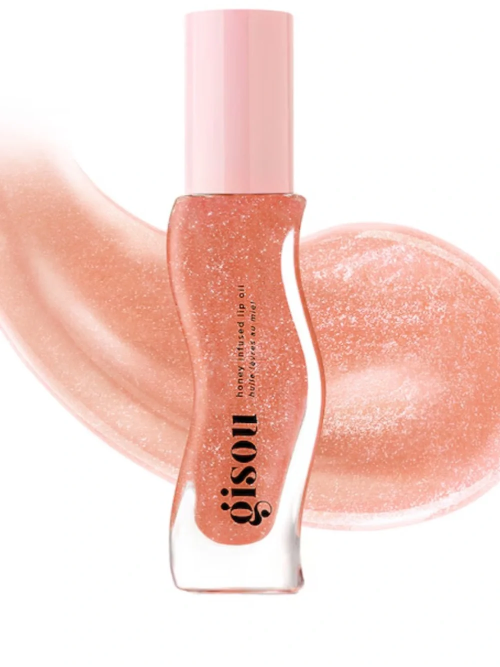 Gisou Honey Infused Hydrating Lip Oil in ‘Glazed Plum’